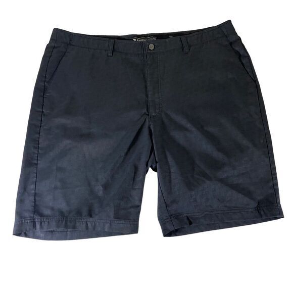 Pebble Beach Men's Dry Luxe Performance Golf Dark Gray Flat Front Shorts Size 40 - Picture 1 of 5
